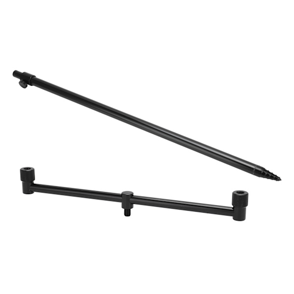 Kalastussauvan telineen setti, alumiiniseos, kannettava, kestävä, korroosionkestävä, kevyt, kalastussauvan teline 30 cm, Buzz Bar ja 60 cm teline