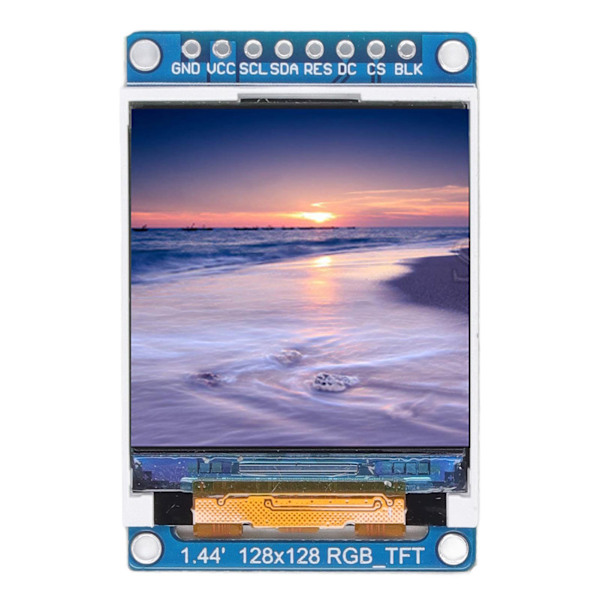1,44-tommer TFT LCD-skærmmodul ST7735 Chip IPS-interface 128x128 med visningsvinkel HD LCD-skærm