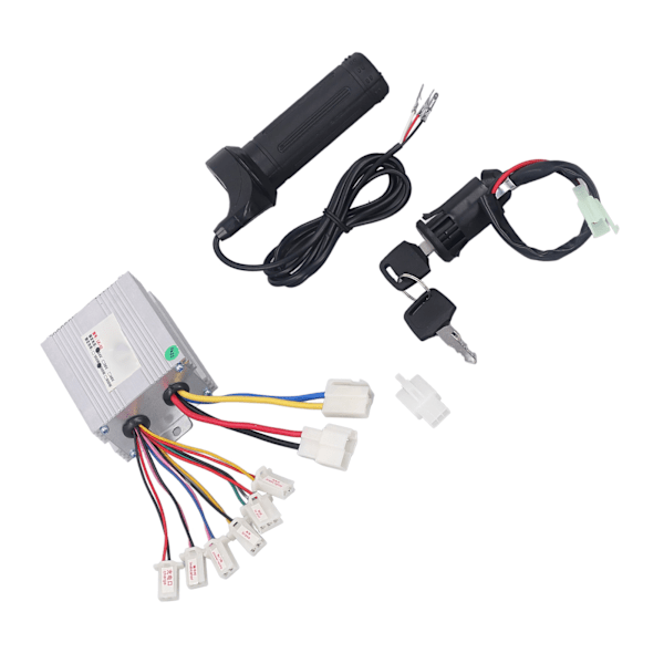 24V 500W Controller Kit med Throttle Twist Grip Varmeafledning til Elektriske Cykler Trehjulede Cykler Elektriske Scootere