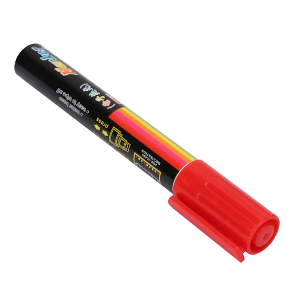 Högkvalitativ Plast Bee Queen Marker Pen Mark Paint Tool Biskötselverktyg 8 färger (röd)