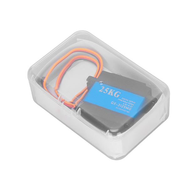 QX‑3125MG Vattentät Servo 25KG Hög Hastighet Metallväxel Digital Servo för Flygplan Bilmodell