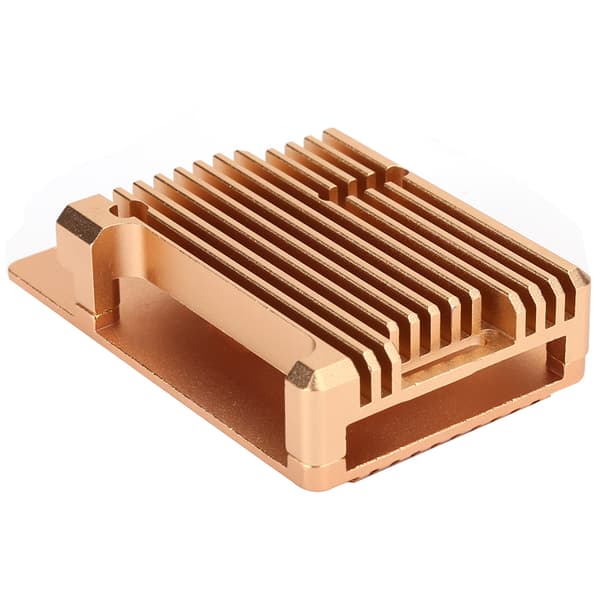 Beskyttelsesboks kompatibel med Raspberry Pi3 Model 2b / 3b kølepladehus i aluminiumslegering