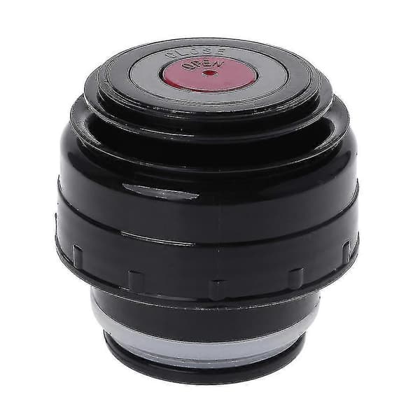 5,2-7,5 cm termospullon korkki, helppo käyttää ja puhdistaa, kannettava yleismuki [PB] 5.2cm- Black dark Grey