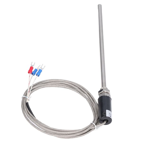 【NX】PT100 Termoelementprobe Temperatursensor Skærmet Ledningssensor -200-450℃ WZPT-10