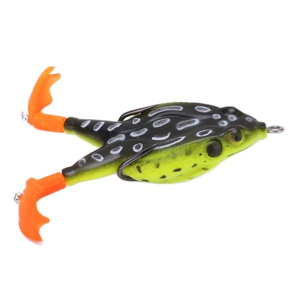 Thunder Frog Baits Flytande fiskedrag med dubbla propellerben för bas, ormhuvud, laxfiske3#