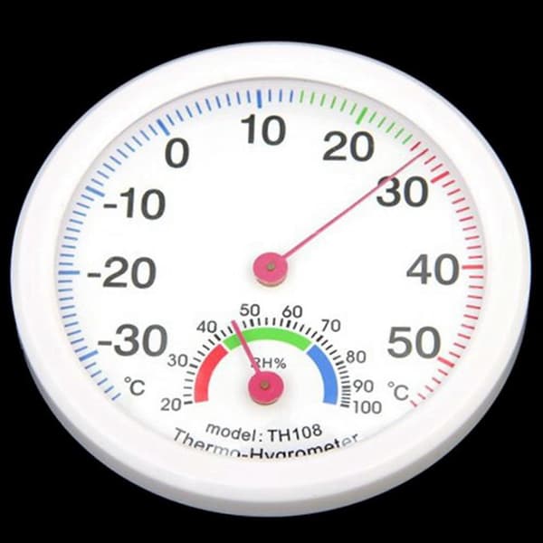 3X Hygrometer Fugtighedstermometer Temp/Temperaturmåler White