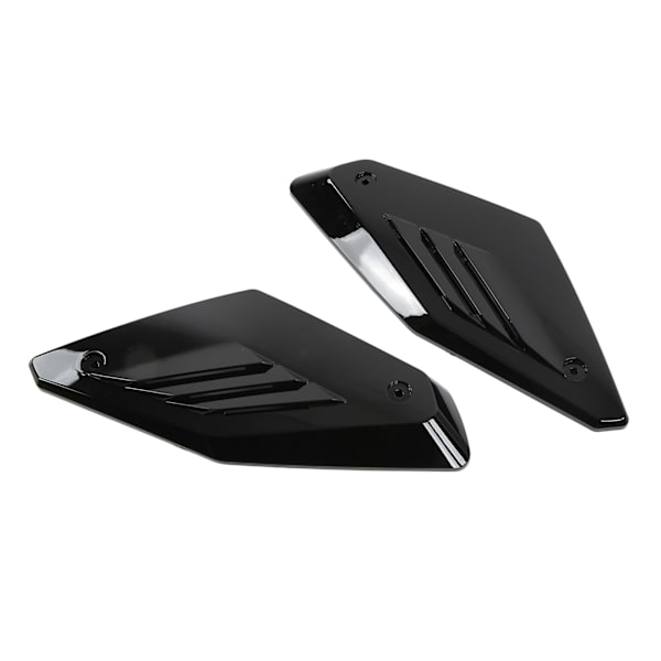 2 stk Motorsykkel Sidepanel Luftinntak Deksel Beskyttelse Erstatning for CB650R 2019 2020 2021 Svart