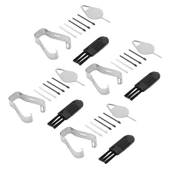 4 Set Ersättningsspetsar för Samsung Stylus Penna Svart Grå Pennspetsar Ersättning för Samsung Galaxy Tab S8 för Tab S8 Plus