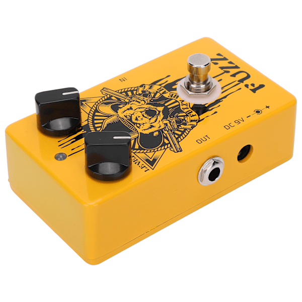 Fuzz Effect Pedal Elgitarr Fuzzy Bear All Metal Shell Musikinstrumenttillbehör