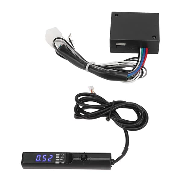 【NX】Auto Turbo Timer 12V Flameout Delay Engine Start Timer med LED digital skjerm Kompatibel med bil blått lys