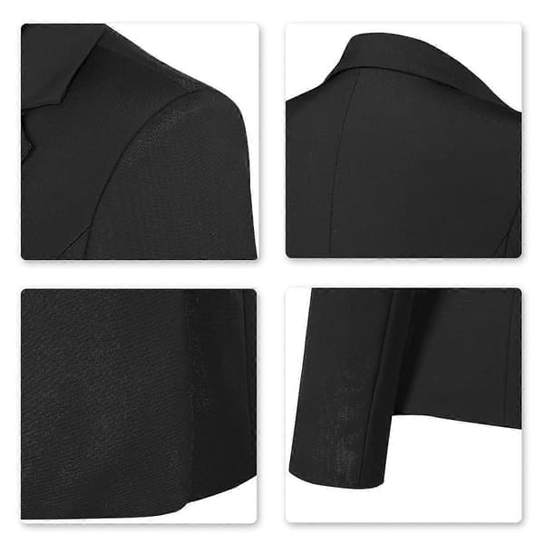 【NX】Cloudstyle Dame Business 2 Knapper Slim Fit Blazer Sort Black S