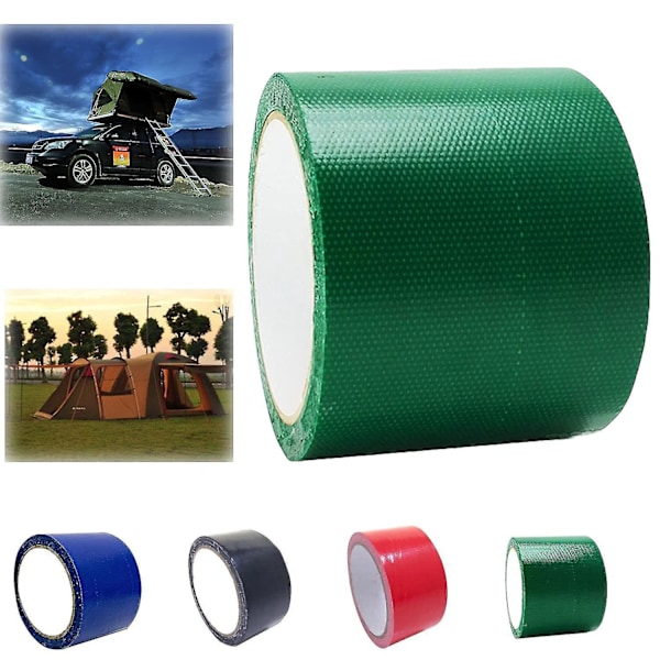 High Adhesive Tarpaulin Repair Tape - 5m Green