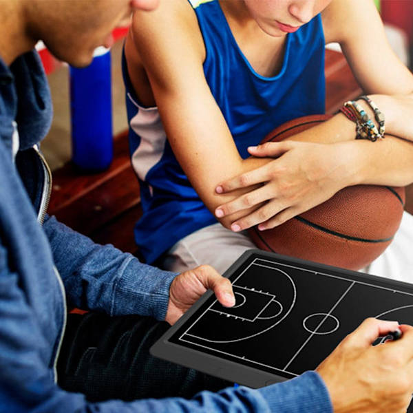 15' Fotboll Basketboll Coachtavla Elektronisk Urklipp Papperslös LCD Skrivtavla