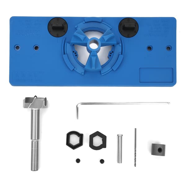Trearbeid 35 mm Hullåpner Hengsel Hull Jig Mal Bor Guide Locator Verktøy