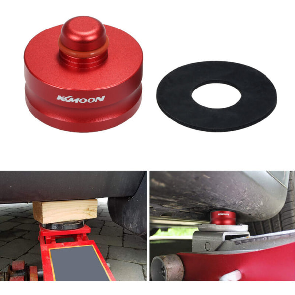 KKMOON Type 3 Chassis-Jack Plate Special Adapter til Tesla Model 3 Case Aluminiumslegering Rød