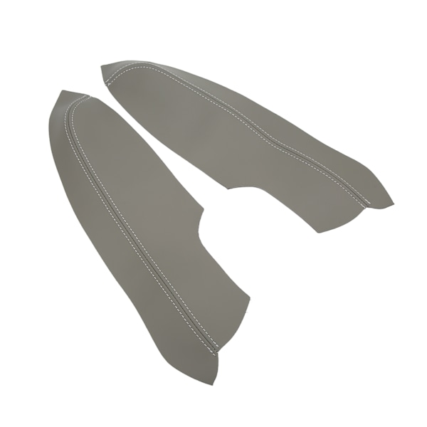 2st/set Mikrofiberläder framdörrpanel Armstödskåpa Skydd Antiskrapningsbyte för Civic 2005-2011Grå
