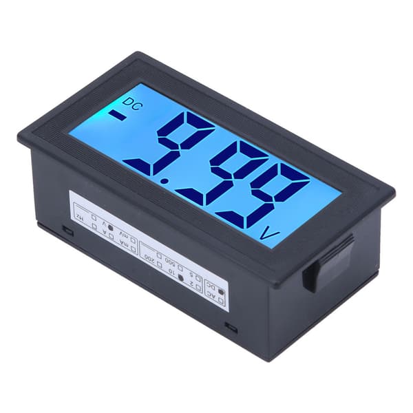 YB5135DB DC Digital Voltmeter LCD Display Spændingsmåler AC100-240V Strømforsyning DC 0-10V