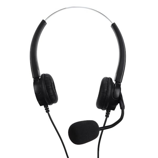 Telefonheadset OmniDirectional Business Office Telefon Call Center Headset med sladd (VH530DRJ9 (Binaural) )