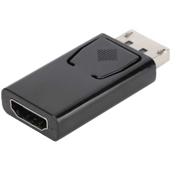 【NX】DP Han til HDMI Hun Adapter Konverter til PC Bærbar HDTV Sort Display Port Interface