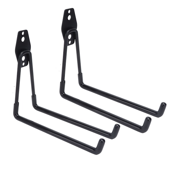 2st Garagekrokar Multifunktionsväggfäste Garageförvaringshängare med 2 krokar Stil A 16,5 cm / 6,5 tum