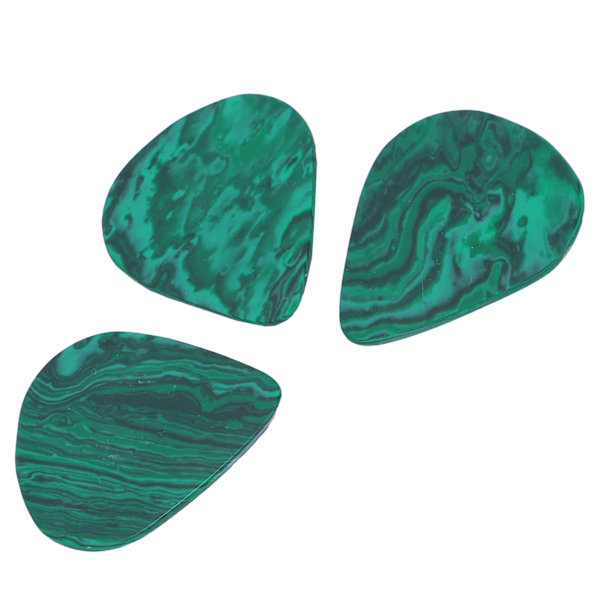 3 st Malakit gitarrspel plektrum Tjock gitarr plektrum Instrument Plektrum Tillbehör