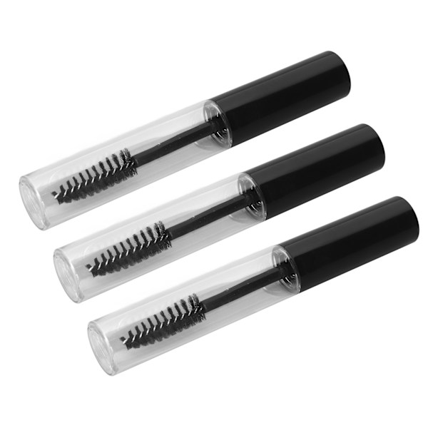 3st Tom Mascara Tube Ögonfransstav Hemmakeup DIY Ögonfranstillväxt Serumbehållare med trattplugg
