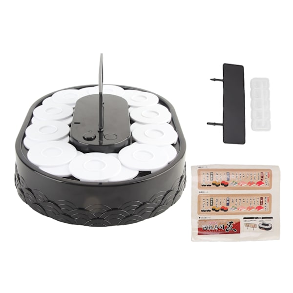 Roterende Sushi-maskin Automatisk Roterende Bord Display Stativ Svingbrikke Skivbord for Sushi Dessert Cupcake Sushi