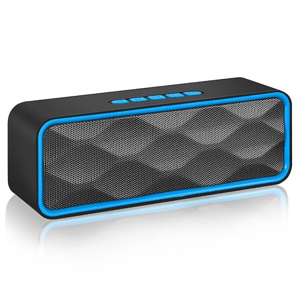 Bluetooth högtalare Bärbar trådlös utomhushögtalare (blå) Blue