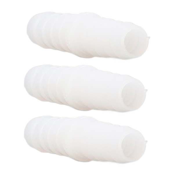10 st Plastslang Hulling Fitting Rak Lika hullingar Skarvar Mender Joint Union Adapter 9-9mm