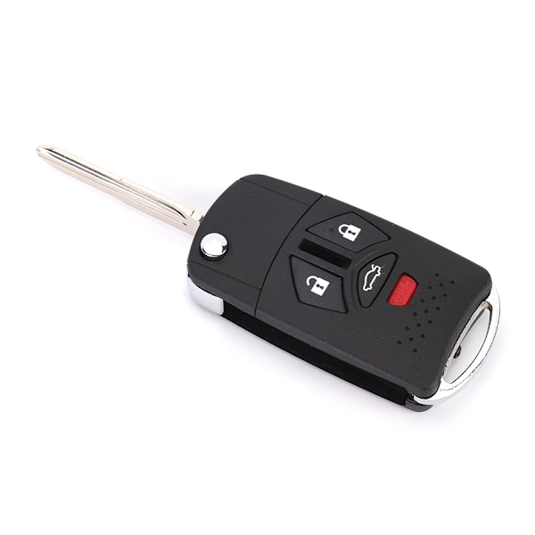 3+1-knapps sammenleggbar fjernkontroll Flip Shell Key Fob Case Cover Passer for Mitsubishi 2007-2010 Eclipse