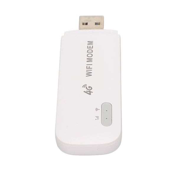 4G USB Bærbar Wifi Støtter 10 Enheder Plug and Play Multipelbeskyttelse USB Mobil Wifi til Mobiltelefon Laptop Hvid