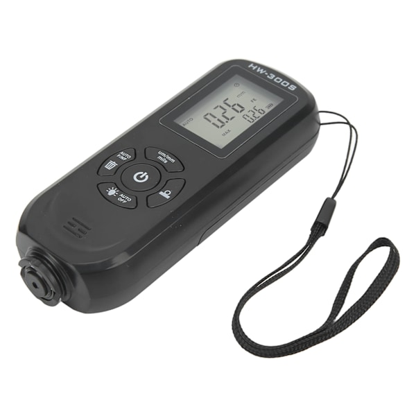 Färgbeläggning Tjocklek Mätare Djup Meter 3 Enheter Um mm Mils för tillverkning Vertikal skärm Svart