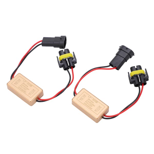 2 stk Flash Strobe Controller 50W God Varmemotstand 3 Lampetyper Blits Strobe Controller Flasher Modul Kompatibel med tåkelys