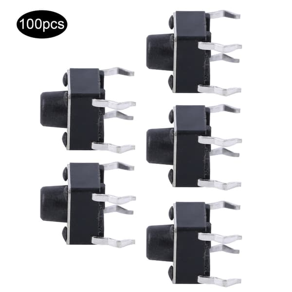 【NX】100 kpl hetkellinen kosketuspainikekytkin Mini Micro Tact Switch -lisävarusteet 6 x 6 mm