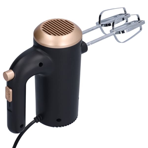 【NX】300W Multifunksjonell Eggvisp 5 Gir Elektrisk Eggvisp Dobbelthode Håndmikser EU-plugg 220-240V