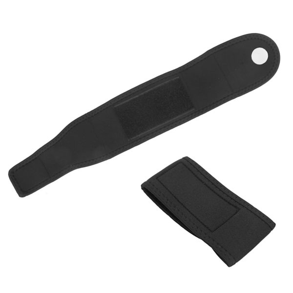 Sportarmband Handledsstödsremmar Omslag för cykling Löpning Fitness Gym Handband Helsvart