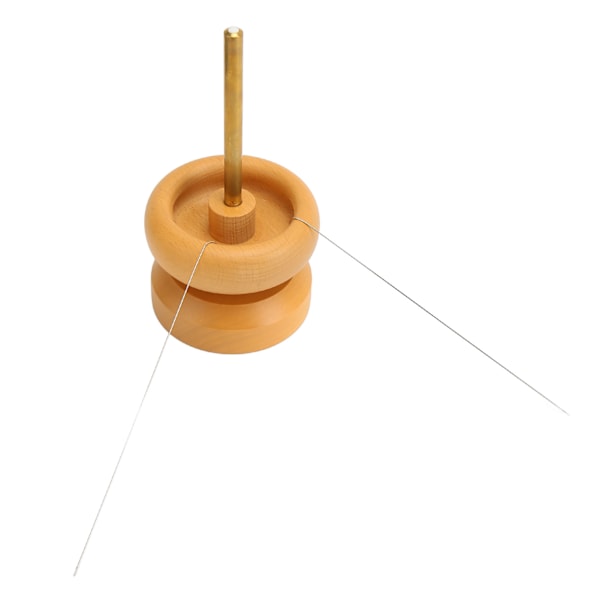 2 stk. Perlespinnerbolle, sterk, slitesterk tre, enkel å bruke, tidsbesparende, mye brukt perlemaker for armbånd, halskjede, smykker