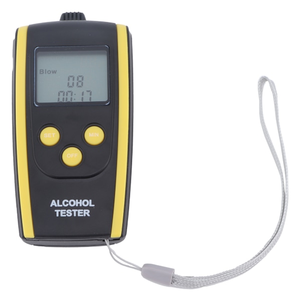 Breathalyzer Bärbar Laddningsbar Luftblåsande Alkoholtestare Beröringsfri Hög noggrannhet för säker bilkörning