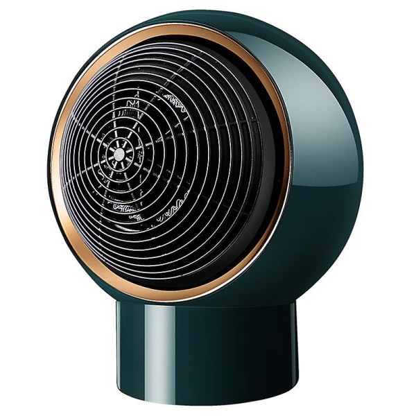 Bordvarmer innendørs romvarmer 500w bærbar energisparende stillegående liten bordvarmer egnet for innendørs Green
