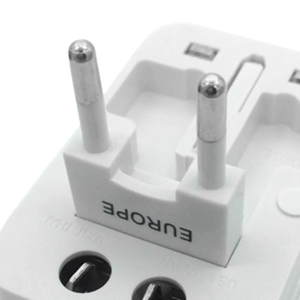 World Travel Power Plug Adapter Bärbar multifunktionell 4 i 1 US UK EU Plug Travel Adapter Converter