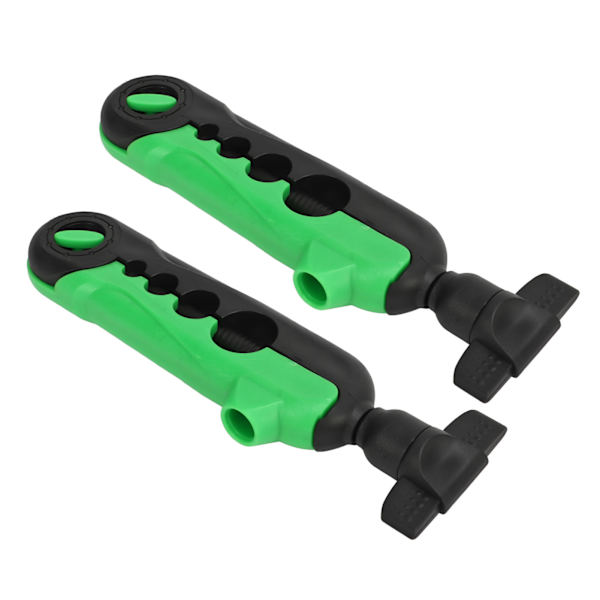 2 stk. Mini Line Spooler Bærbar Justerbar Fiskesnøre Spooler Fiskesnøre Winder Maskine Mini Spolereel Tilbehør Sort Grøn
