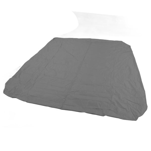 SPA-överdrag Fyrkantigt Vattentätt 190 silverbelagd polyester Taff väderbeständigt badtunnaskydd för badkar 207x207x30cm/81,5x81,5x11,8in Grå