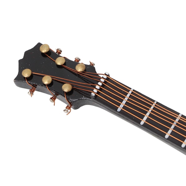 Miniatyr Tilia Hantverksgitarrform Elgitarrinstrument Modell med presentpaket