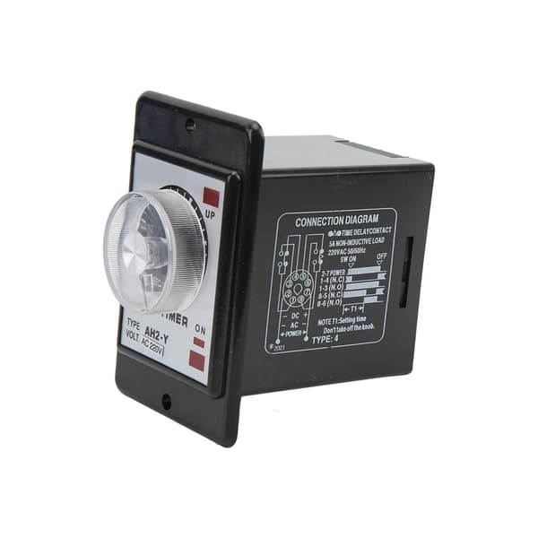 JYIO AH2‑Y 1S 8 Pin Tidsrelæ Lille Pointer Type Tidskontrol Timer til Automationsudstyr 220VAC