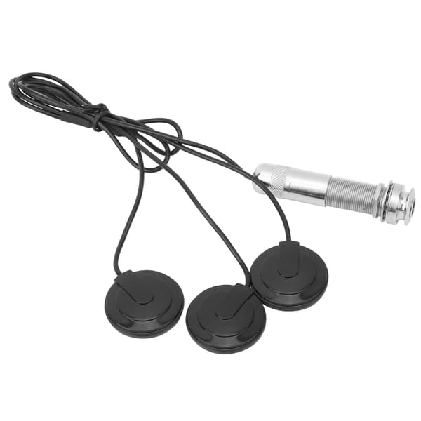 Gitarr Piezo Pickup End Button Transducer for akustisk gitar, fiolin, ukulele, mandolin