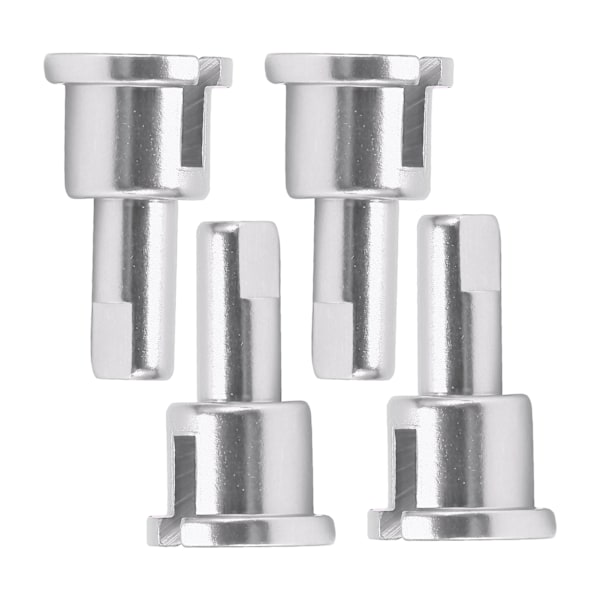 4 st RC Differential Cup Slitstark Hållbar Aluminiumlegering Differential Cup Kopplingar för Fjärrstyrd Bil Silver