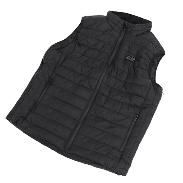 Opvarmet Vest 15 Varmepuder 3 Temperaturindstillinger XL 2XL 3XL USB Vandafvisende Vindtæt Elektrisk Opvarmet Tøjvest til Mænd Kvinder Udendørs Vinter