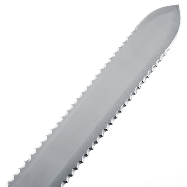 280 mm sågtandad kniv för biodling Verktyg för att ta av locket Knivutdragare Skrapa honung gör det själv