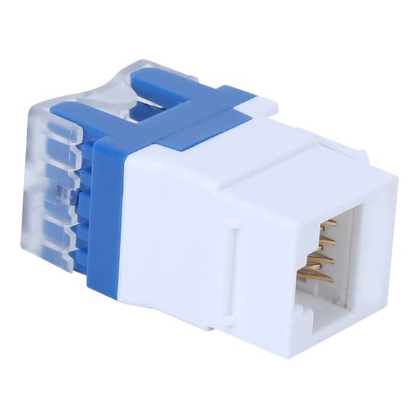 3 stk RJ45-180° modul for Keystone Jack CAT5E UTP Networks Information Connector Socket Adapter