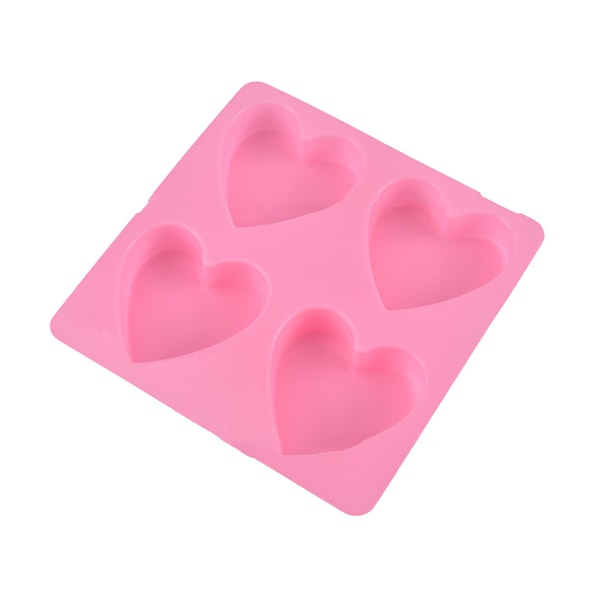 Hjerteformet silikone fondantform Kagedekoration Chokolade Bageform Isform